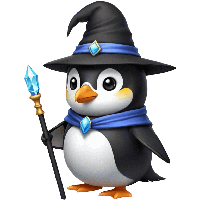 penguin wizard emoji