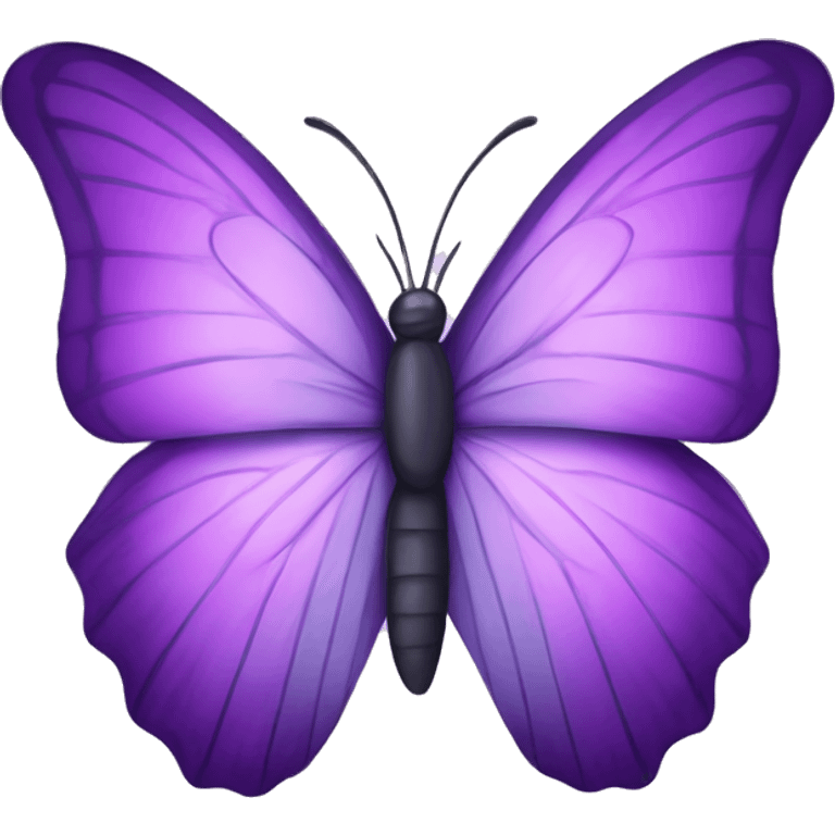 purple butterfly  emoji