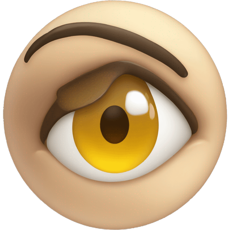 ojos miel emoji