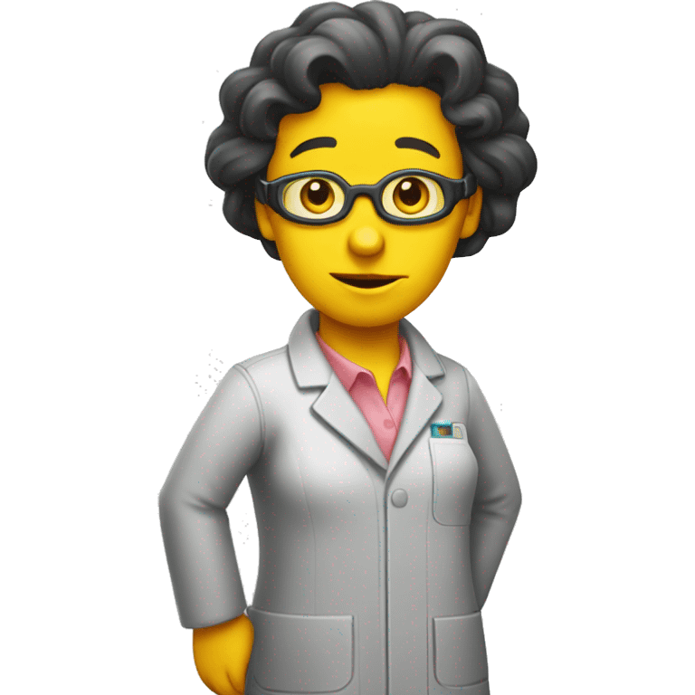 lisa simpson scientist emoji