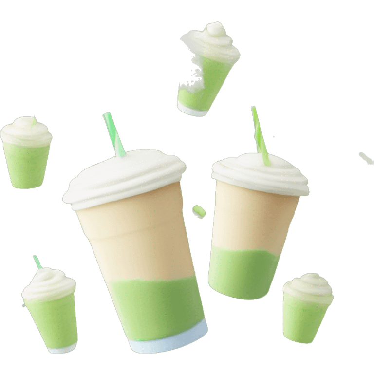 ICE Matcha Latte ￼ emoji