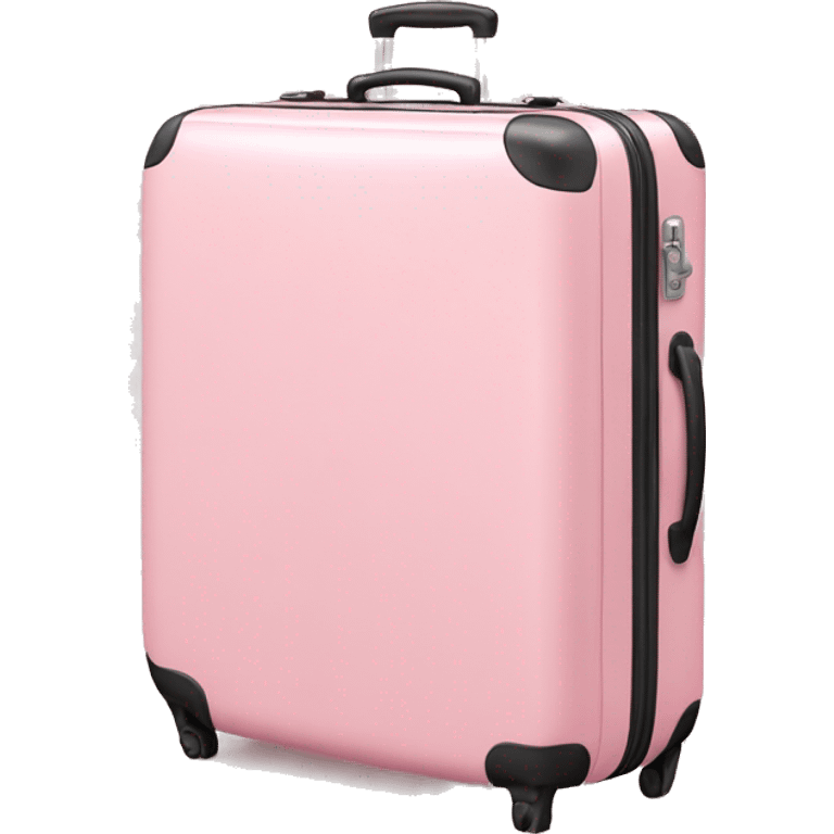 Light pink suit case  emoji