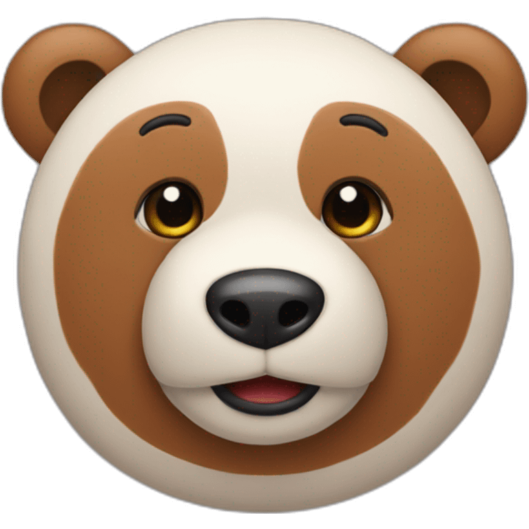 Oso peluche cuero emoji