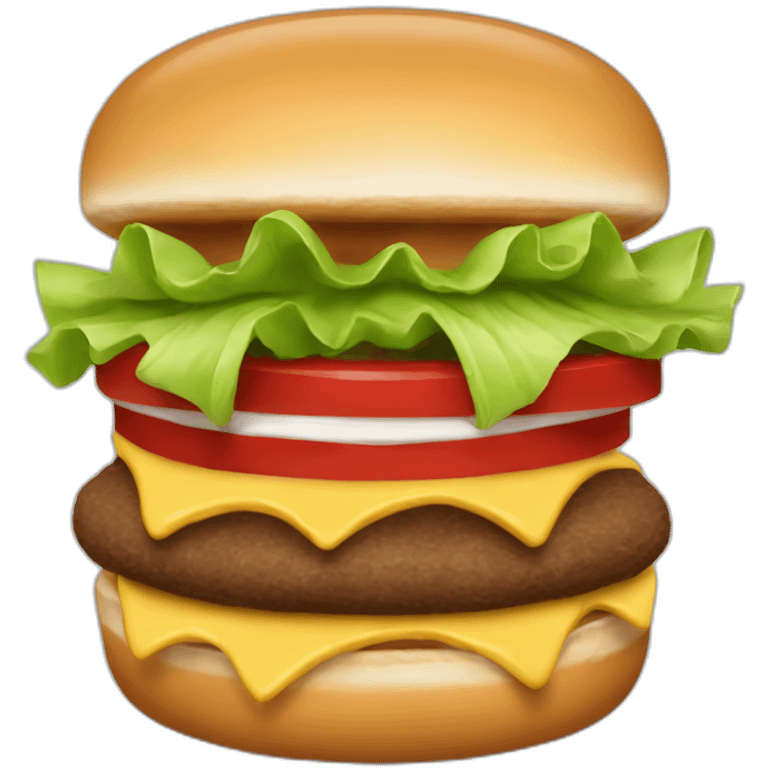 One In n out burger protein style emoji