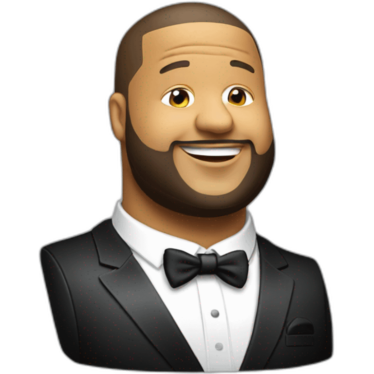 dj khaled wearing a suit winking emoji