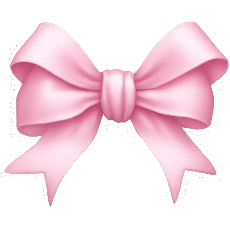 pastel pink cute bow emoji