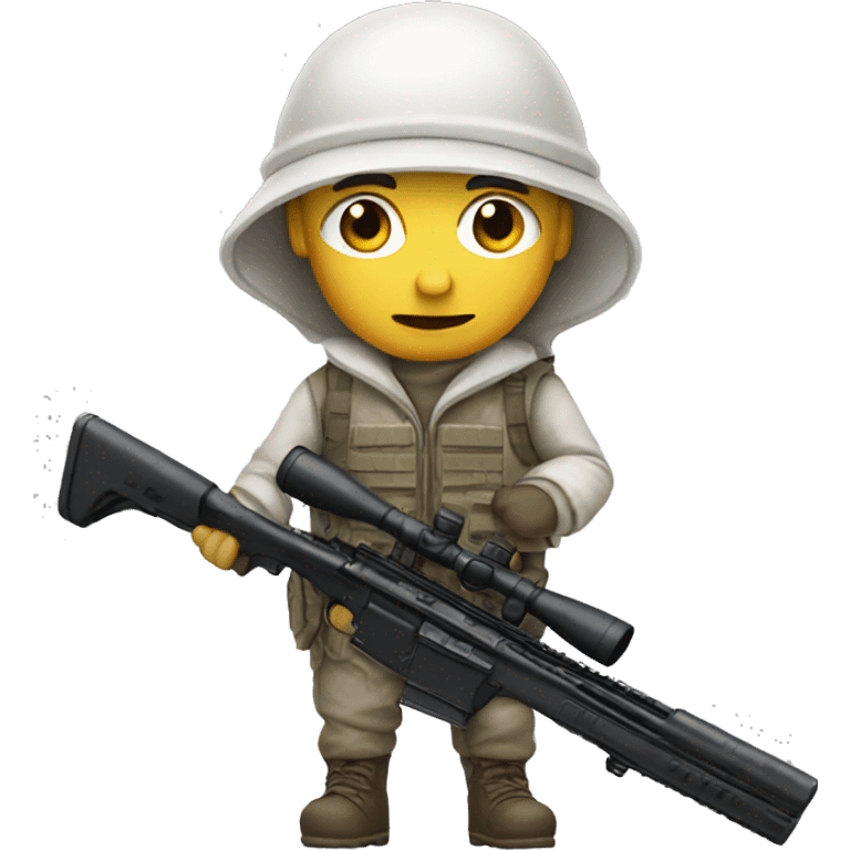 white Sniper emoji