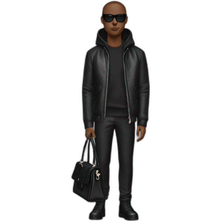 man in Balenciaga emoji