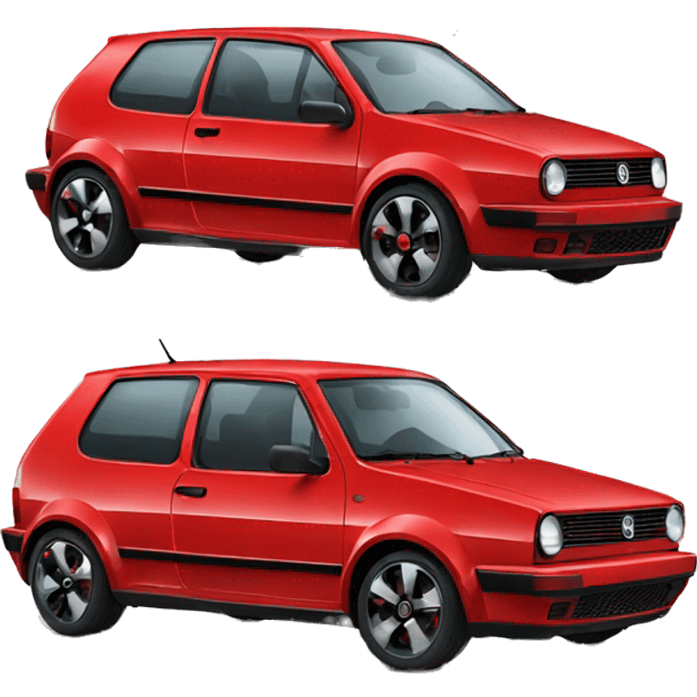 red volkswagen gti emoji