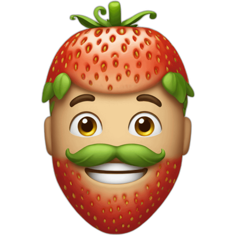 strawberry man emoji