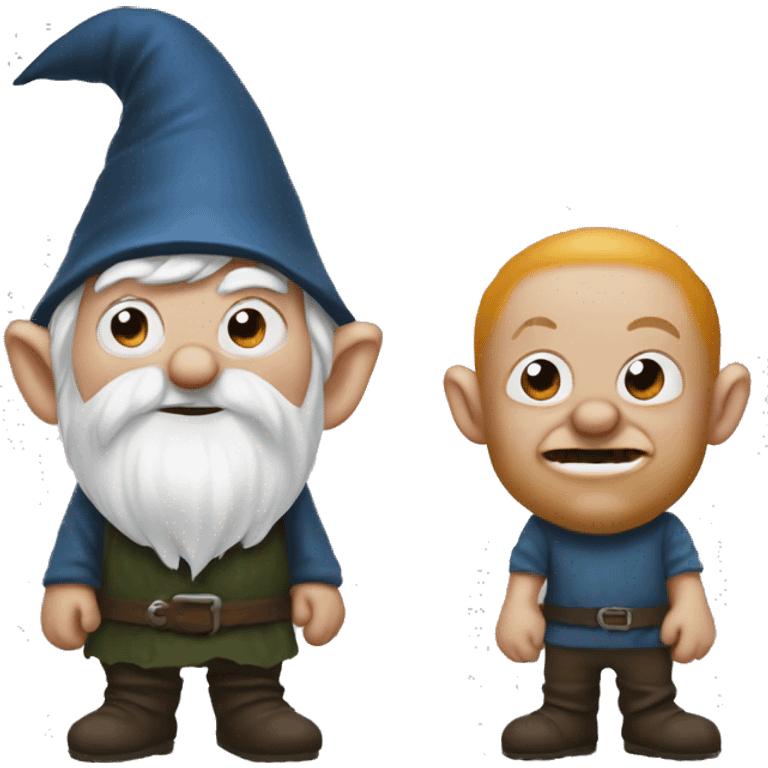 gnome with evil grinn emoji