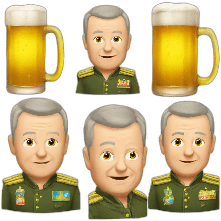 Zhirinovsky drink beer emoji