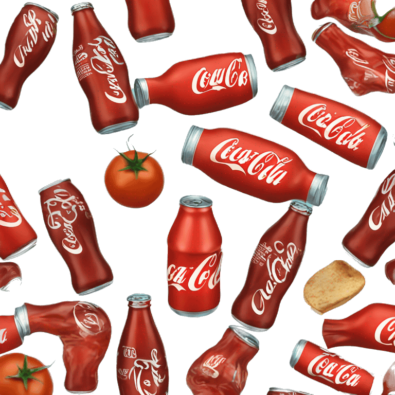 Miso and tomato  flavored Coca-cola emoji