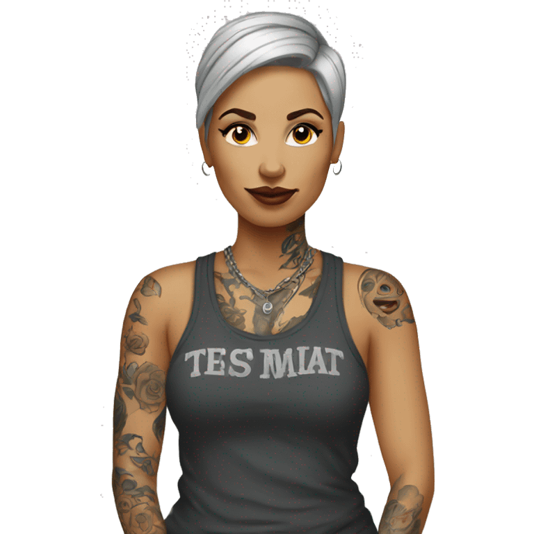 Female tattooer emoji