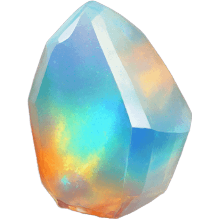 fire shape opal crystal emoji