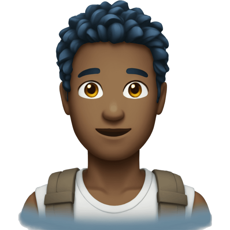 Avatar bleu emoji