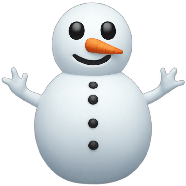 snowman in vr emoji