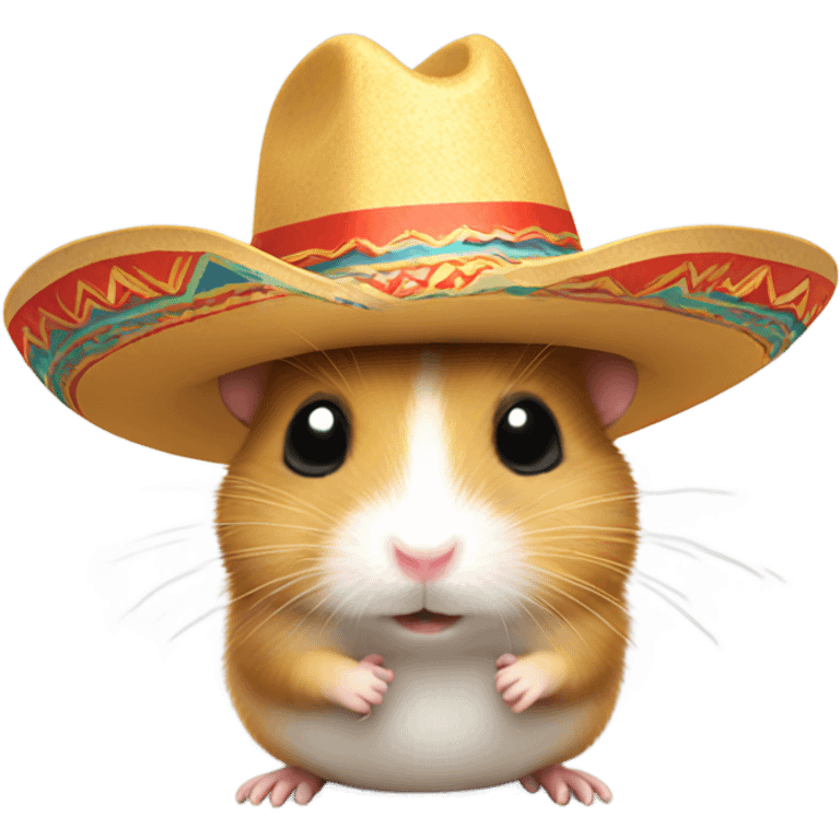 Hamster with sombrero  emoji