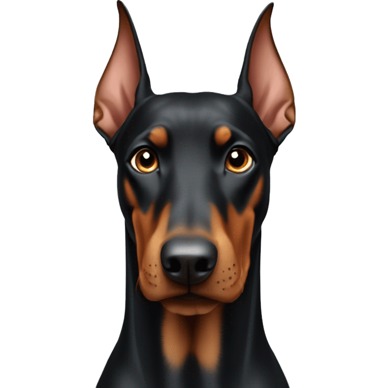 takım elbiseli doberman emoji