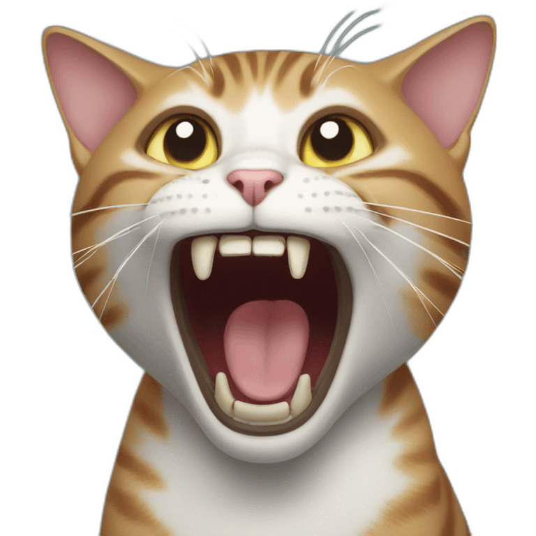 screaming cat emoji