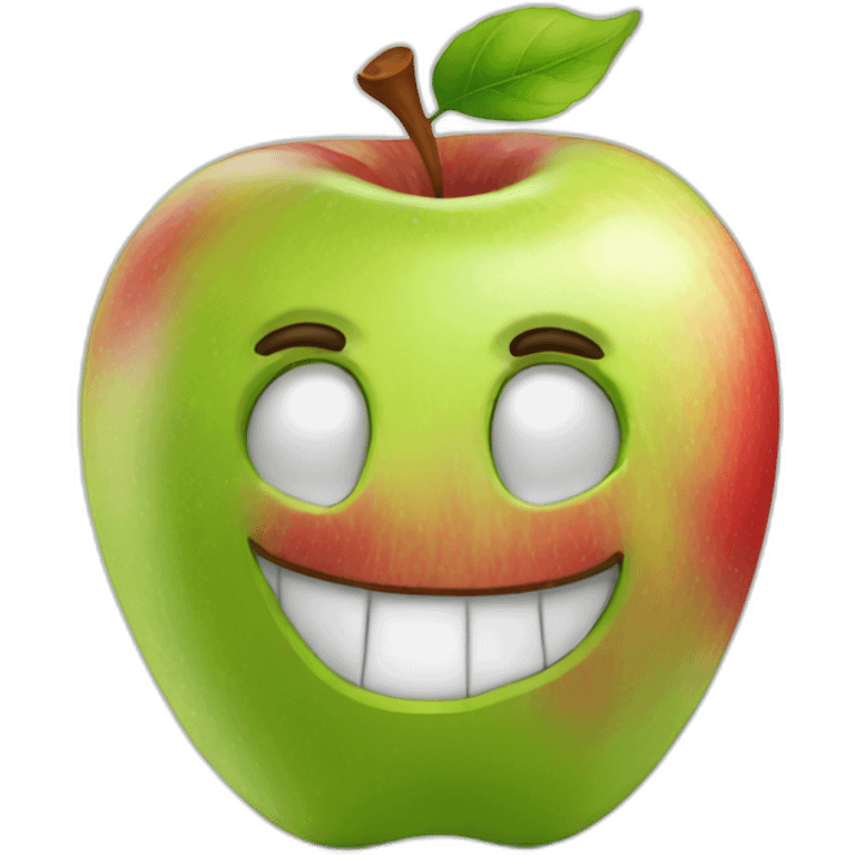 funny-apple emoji