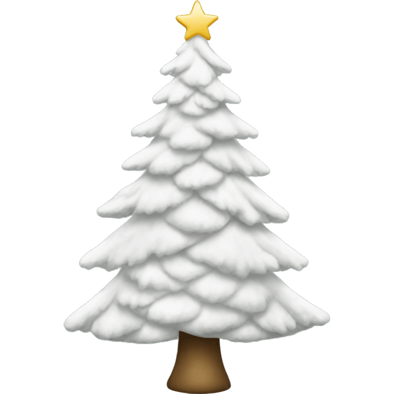 White christmas tree emoji