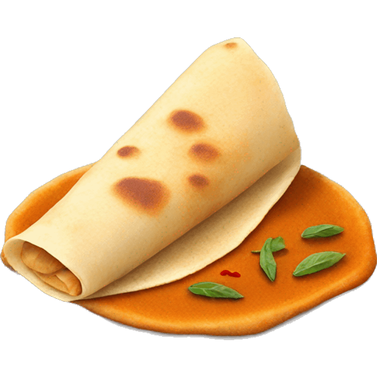 Dosa masala emoji