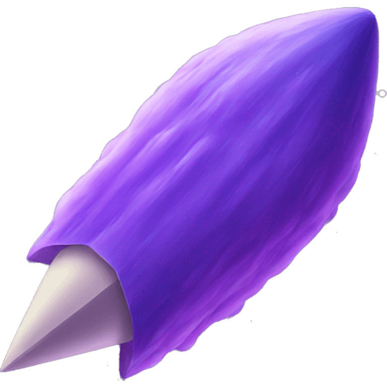 purple comet emoji