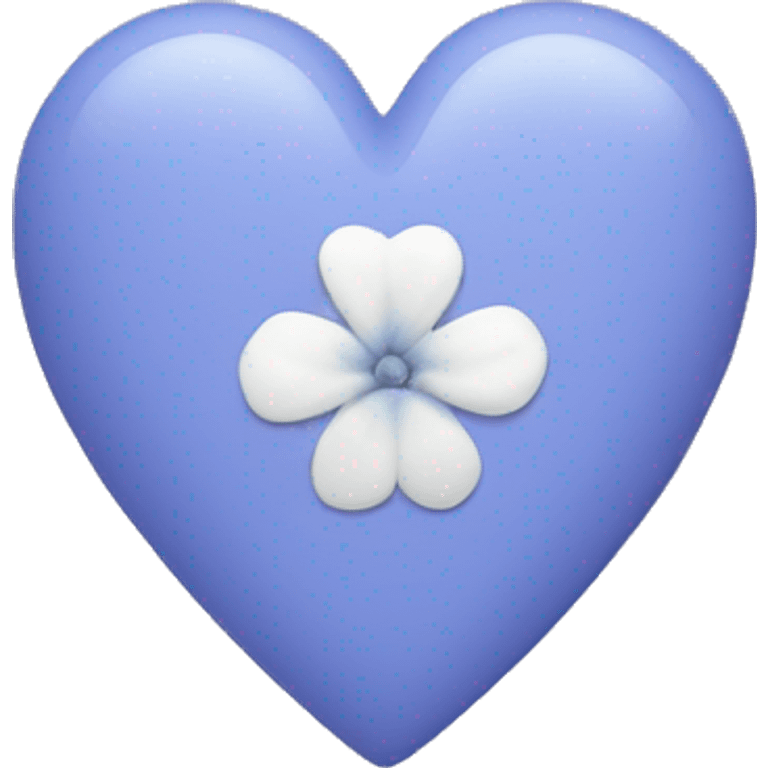 periwinkle heart emoji