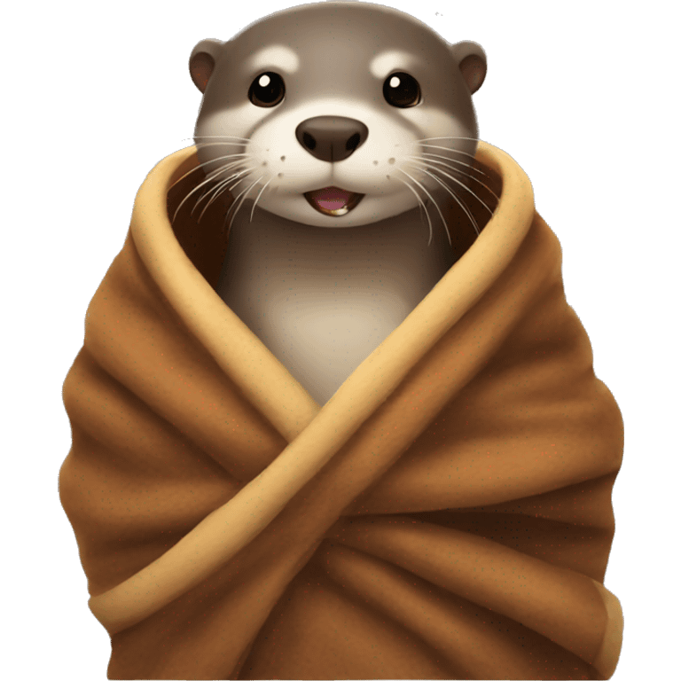 otter in blanket emoji