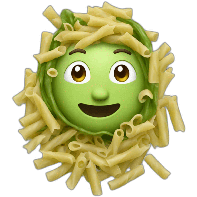 Pesto pasta emoji