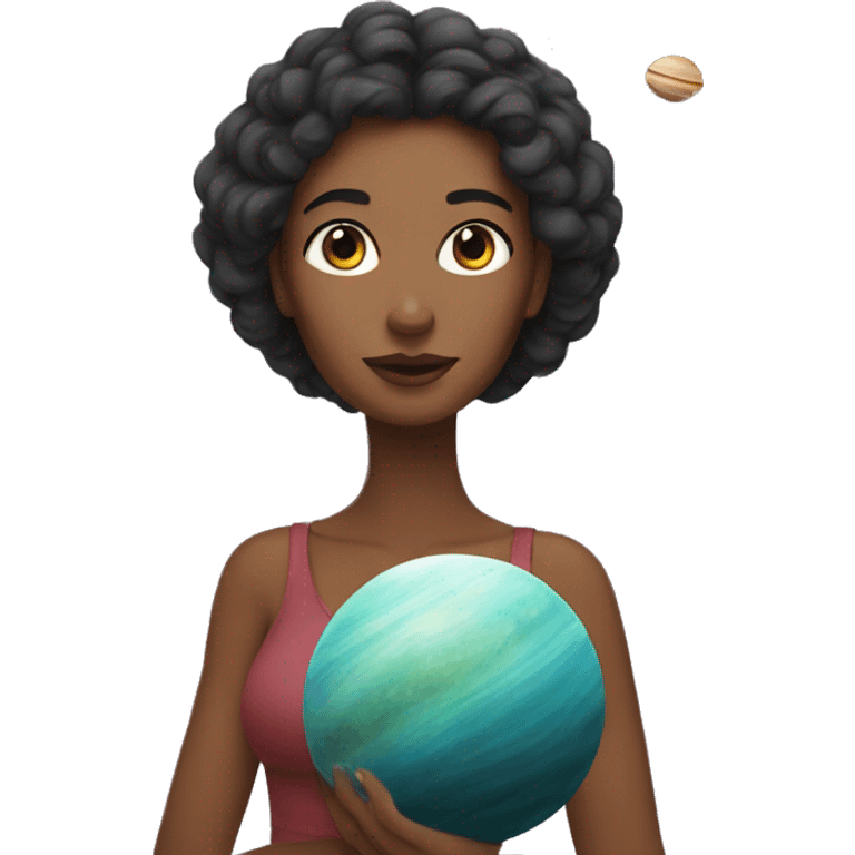 Woman with Jupiter  emoji