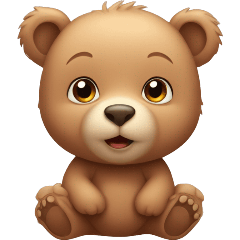 Cute baby bear  emoji