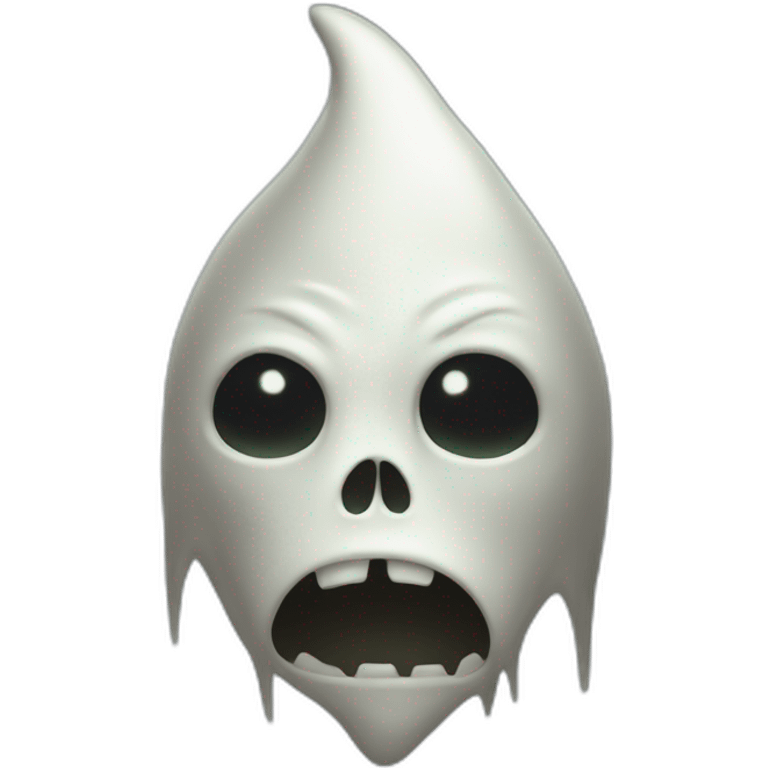 Pointy head ghost emoji