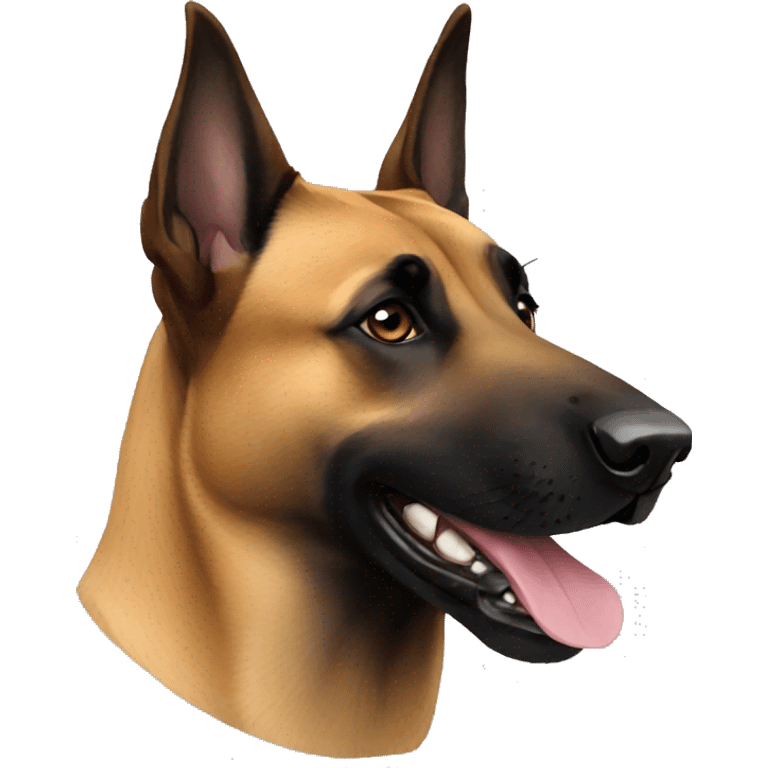 Dog belgian malinois  emoji