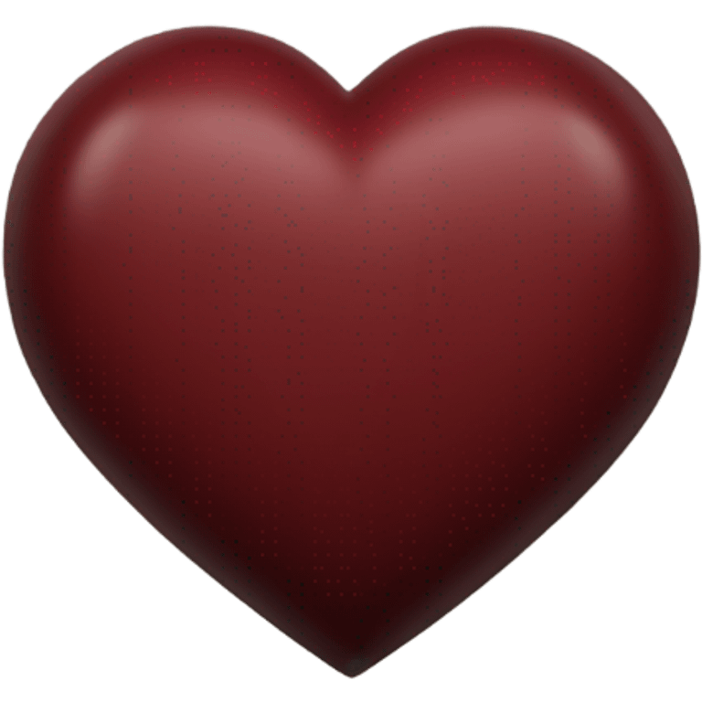 dark red heart emoji