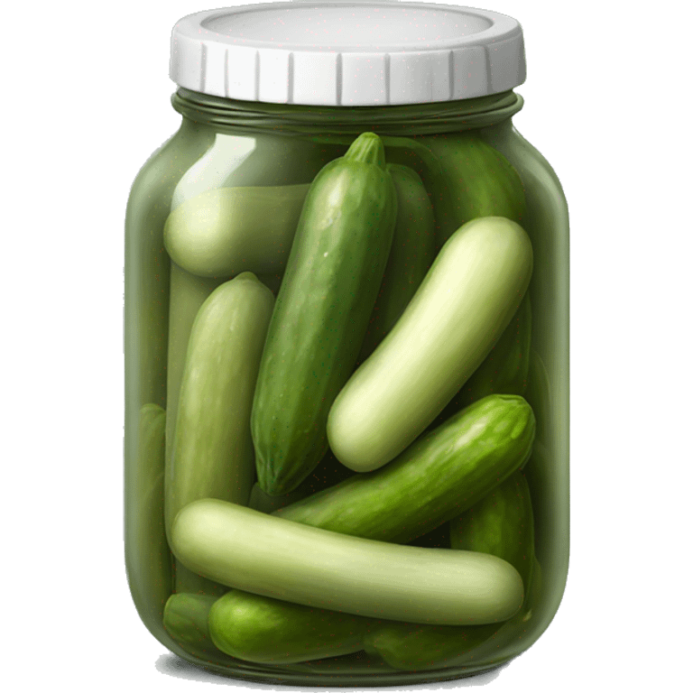 jar of pickles and a joint emoji