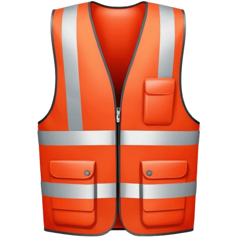 red safety vest emoji