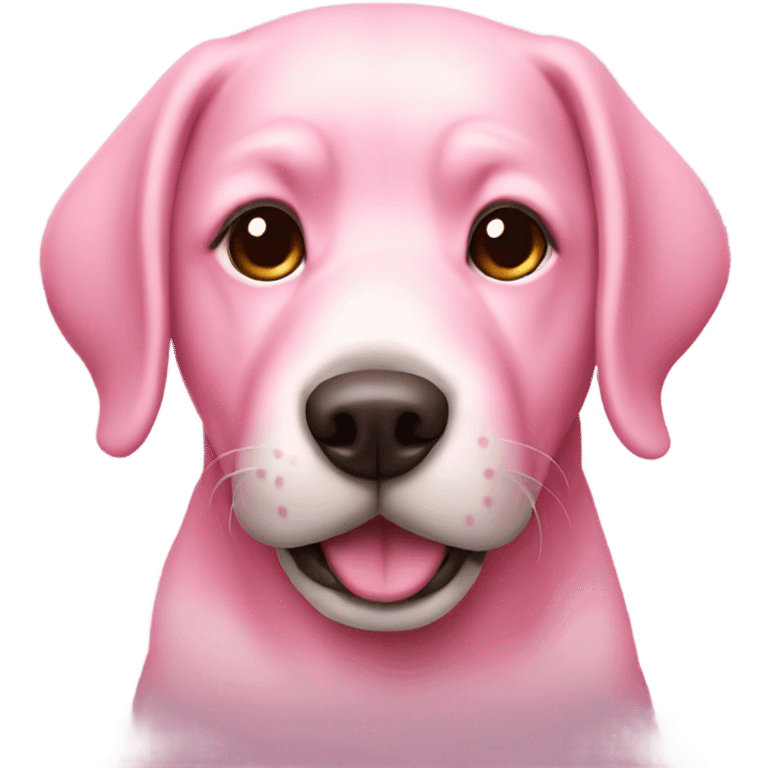 Dog pink  emoji