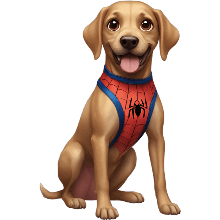 Spider man dog emoji