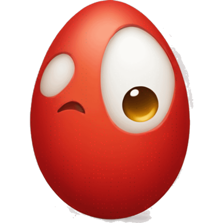 red egg emoji