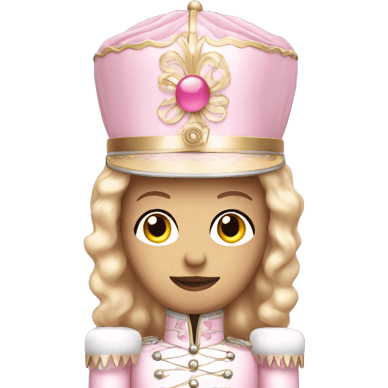 Light pink nutcracker doll emoji