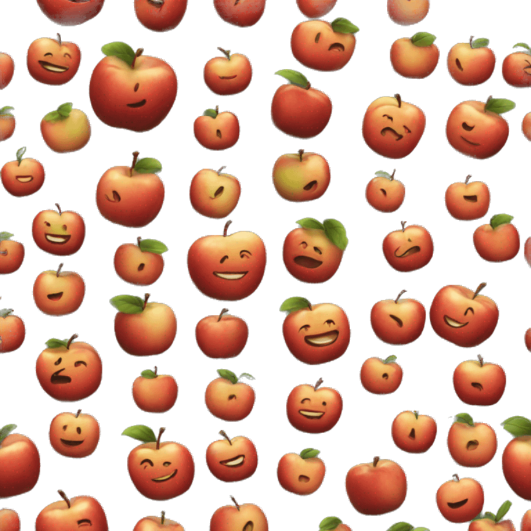 Happy Apple emoji