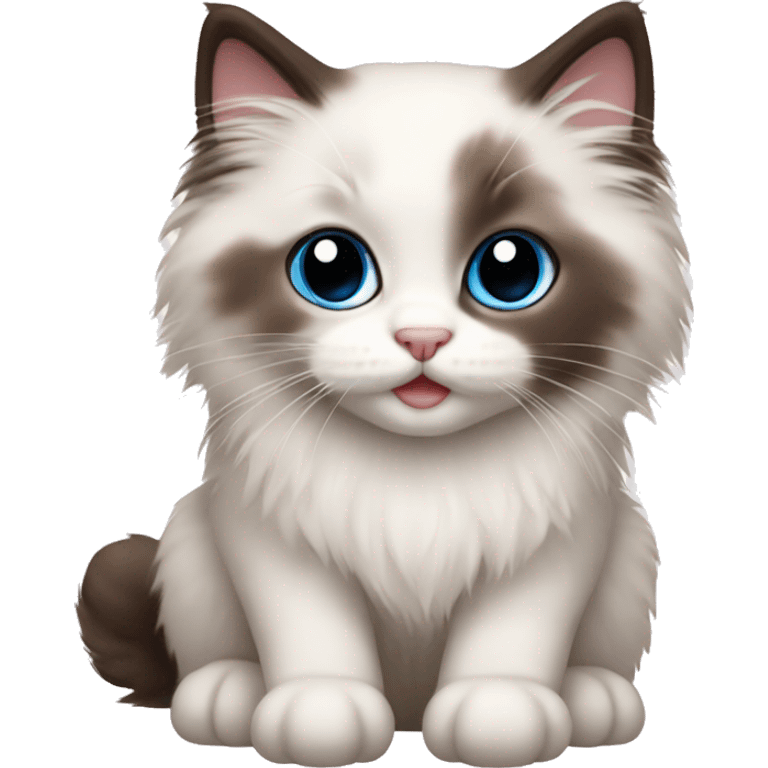 ragdoll kitten emoji