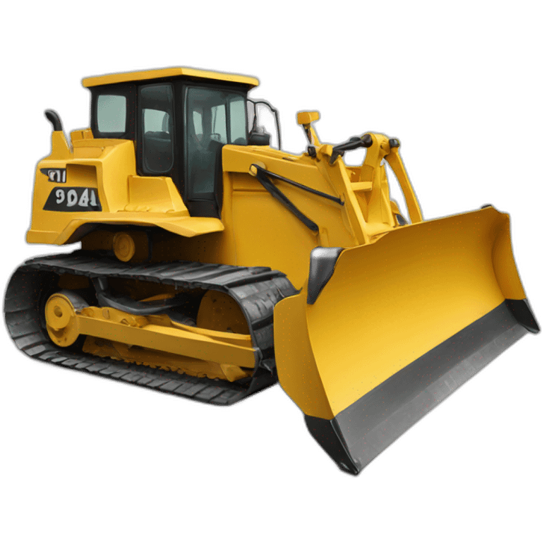 Bulldozer WITH WHEELS emoji