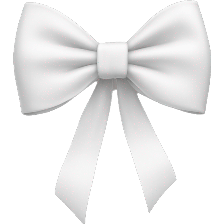 white bow emoji