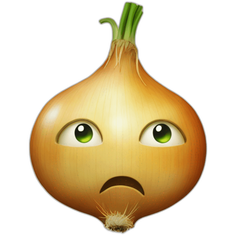 Hot onion emoji