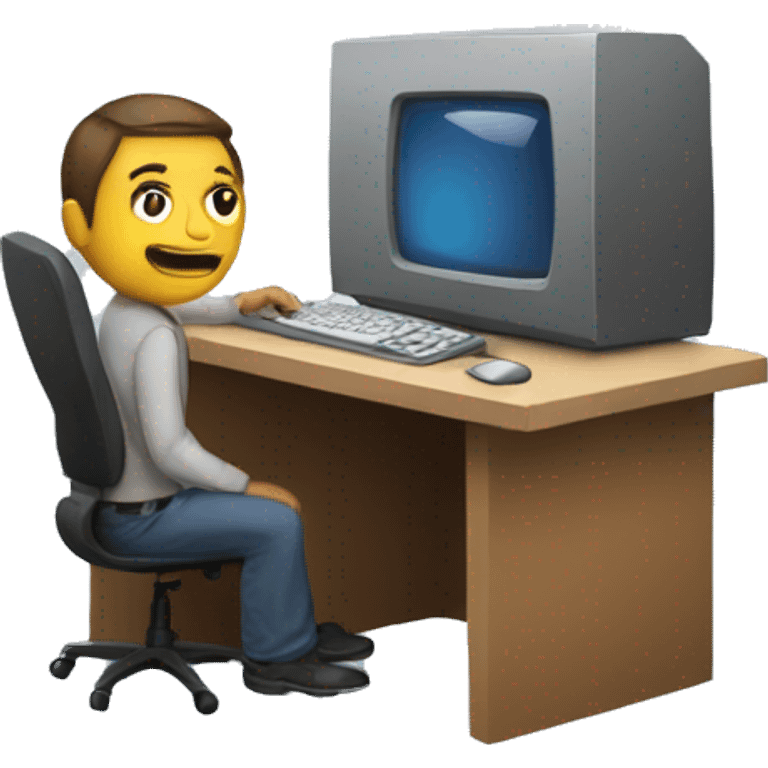 IT Developer with computer emoji