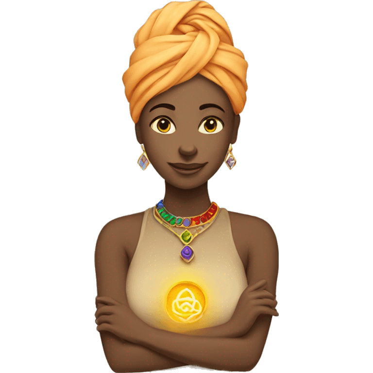 7 chakra woman emoji