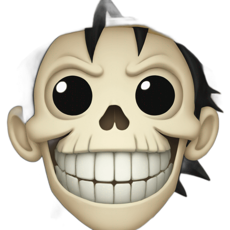 skull of monkey d luffy emoji